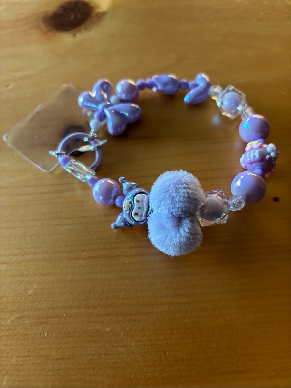 ⭐️3/$20⭐️2 TOTAL-Sanrio Beaded Phone Charms-Cinnamorrol and Kuromi-NWOT - Picture 3 of 3